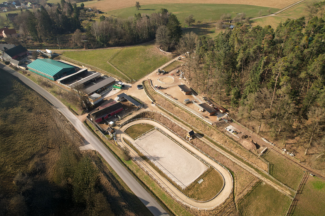 Islandpferde Futterraufen