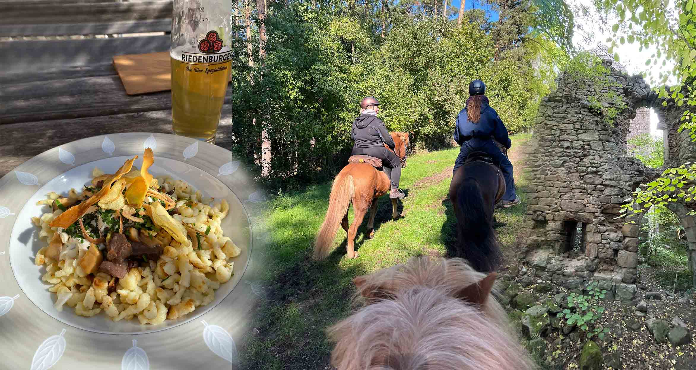 Wanderritt durch die Natur